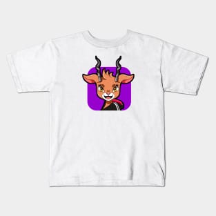 Illustration of deer character Kids T-Shirt